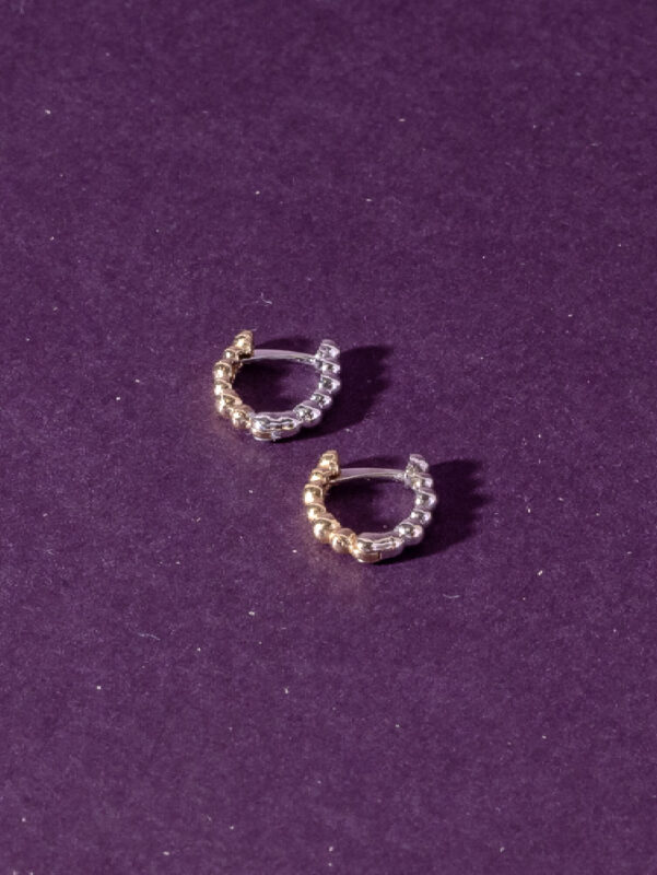 Argola Duo em Ouro 18k B Gold Joias