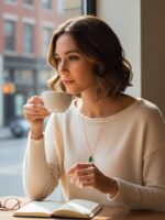 Colar Esmeralda Gota Castroado (60cm) - Imagem 4