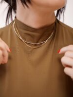 Colar Fita em Ouro18k - Imagem 5