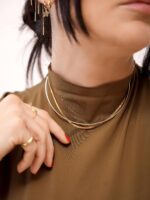 Colar Fita em Ouro18k - Imagem 3