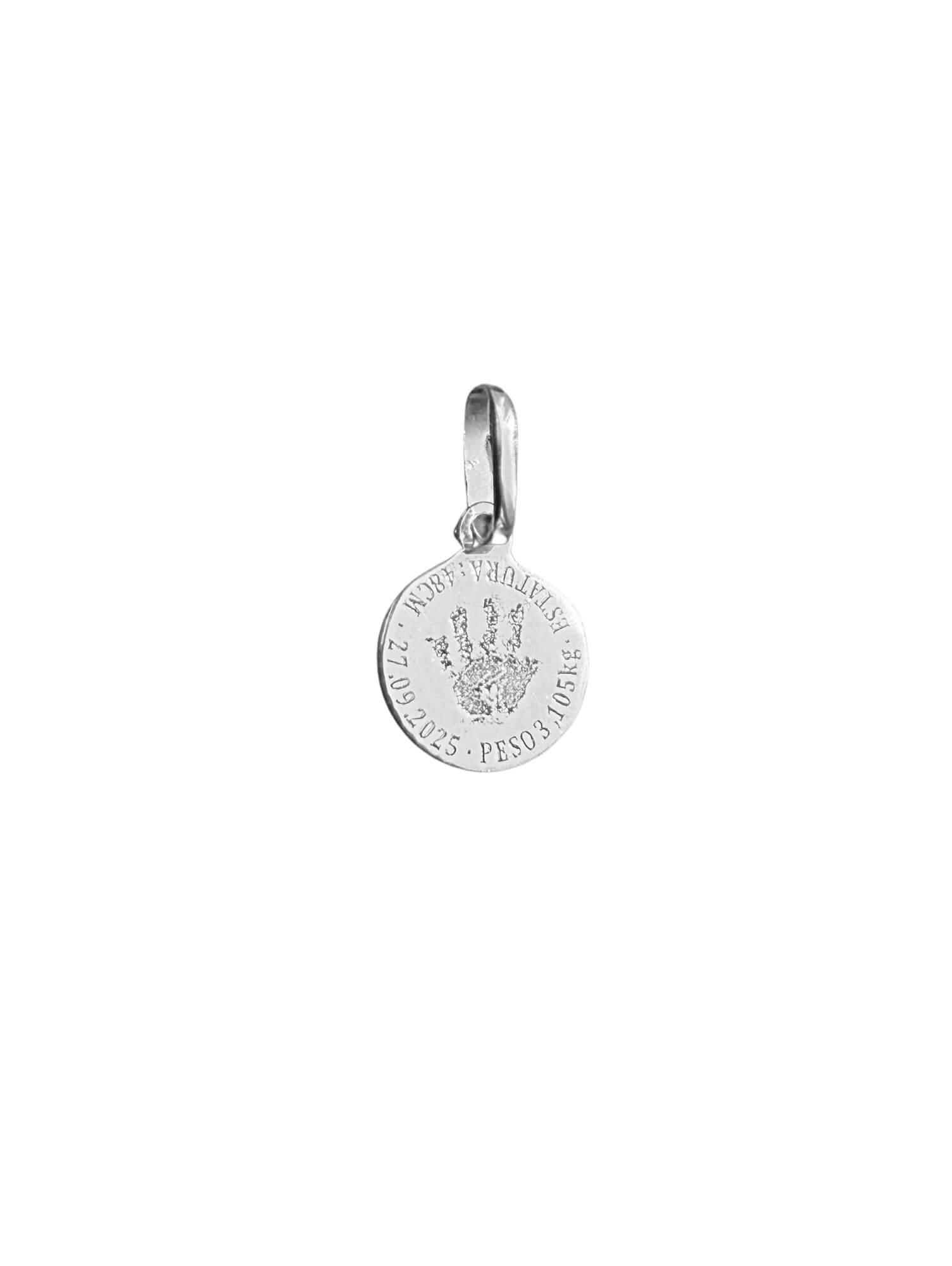 1 Medalha Newborn em Ouro 18k - Imagem 5
