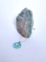 Colar Amazonita e Divino Ouro18k - Imagem 9