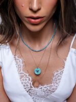 Colar Turquesa Ouro18k - Imagem 3