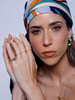 Anel Mindinho Bold Oval com Topázio Incolor em Ouro 18k - Imagem 3