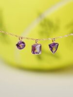 Pingente Elegance em ouro 18k com pedra natural da B Gold Joias