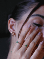 Brinco Quadrado em Ouro 18k - Imagem 4