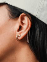 Brinco Quadrado em Ouro 18k - Imagem 3