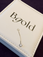 Fio Avulso com Moissanite em Ouro18k - Imagem 4