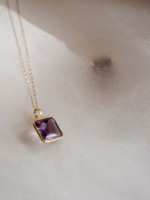 Pingente Elegance Ametista em Ouro 18k - Imagem 7