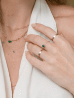 Anel chapa em ouro 18k minimalista e sofisticado